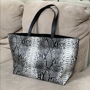 Summer & Rose Snake Animal Print Skin Tote Bag